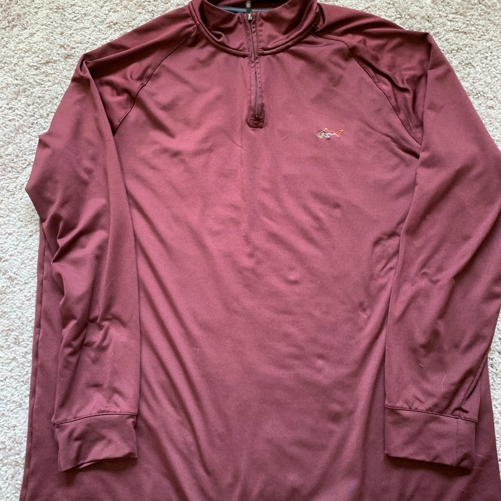 Mens Long sleeve golf jersey, ideal fabrication for changing weather.